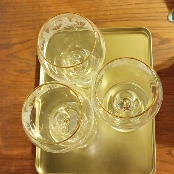 20 ARBYS . Vintage Libby Winter Frosted  winter snow whine glasses LIKE NEW, - Picture 2 of 5